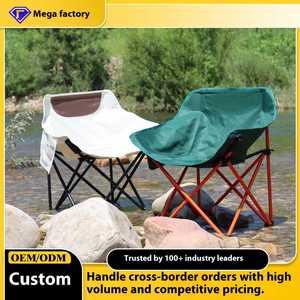 Silla Plegable Personalizada para Exteriores, Tipo Luna, para Picnic, Camping, Pesca, Jardín, Muebles Modernos de Metal y Tela Oxford - Product Image 2