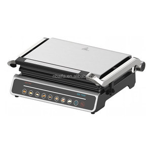 Grille-pain électrique Aifa en acier inoxydable pour 4 tranches, presse à panini, machine à griller, certifiée CE CB OEM - Product Image 3