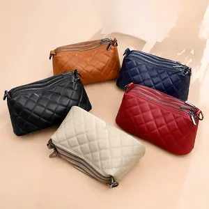Çin'de yapılan Oem marka devekuşu çanta ve cüzdan toptan çantalar kadın çanta