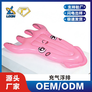 Flotador de piscina de PVC ecológico grueso personalizado con respaldo para niños de 8 a 13 años - Product Image 5
