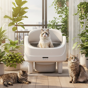 Productos inteligentes para mascotas directamente de fábrica, suministros para mascotas Gato, limpieza automática - Product Image 1