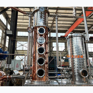 Équipement de distillation tout-en-un 200L 300L 400L 500L 600L Commercial Copper Stainless Steel Still System - Product Image 3