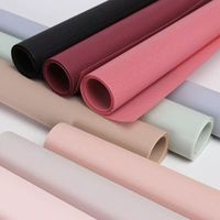 Kertas Pembungkus Bunga Buket Warna Solid Berkualitas Tinggi Tahan Sobek untuk Hari Valentine dan Pernikahan