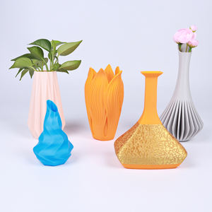 Vashine 3D Impreso Personalizado OEM <span class=keywords><strong>Maceta</strong></span> Ecológico Colorido PLA Artístico Material Degradable Irregular Creatividad Diseño Florero - Product Image 1