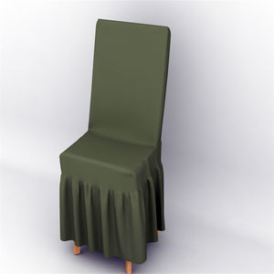 חדש סגנון ספנדקס פוליאסטר כותנה מפעל ישיר מכירה זול קישוט מלון אירוע חתונת יו"ר כיסוי - Product Image 2