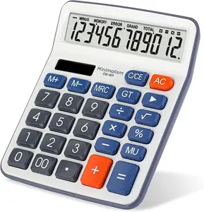 Kalkulator Elektronik LCD Portabel, Harga Kompetitif Pabrik 12 Digit Kalkulator Ilmiah