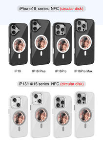 Funda para Teléfono con Tinta NFC de Diseño Nuevo 2026 para iPhone 17 Pro Max, Funda con Tinta de 4 Colores para iPhone 17, 16, 15 con Carga Magnética - Product Image 2