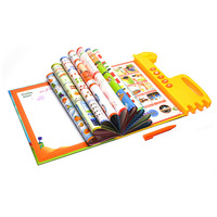 Tablette Musicale Éducative pour Bébé, Carnet de Dessin Interactif, Jeu d'Apprentissage Coranique Bilingue Arabe/Anglais pour Enfants Musulmans