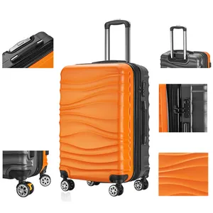 מזוודת תיק מזוודות 20 אינץ' תיק עגלת מזוודות עם גלגל ספינר עם קולב מזוודות נסיעות קצרות