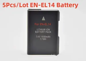 <span class=keywords><strong>Batterie</strong></span> d'appareil photo EL14 EN-EL14 haute performance <span class=keywords><strong>pour</strong></span> <span class=keywords><strong>Nikon</strong></span> <span class=keywords><strong>D5500</strong></span> D5300 D5200 D3200 D3300 D5100 P7800 P7700 P7100 P7000 chargeur MH-24 - Product Image 6