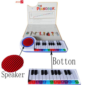 Personnalisable <span class=keywords><strong>Petit</strong></span> Piano Puzzle Son Livre pour Enfants Livres Audio Papier Matériel Peut Jouer De La Musique Cadeau De Noël - Product Image 2