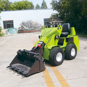 Mini-chargeuse compacte 4x4 à moteur essence haute efficacité de fabrication chinoise, pompe moteur, capacité de godet 0,2 m³, 17 kW, garantie 1 an - Product Image 3