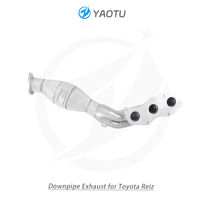 YT 304 manipol knalpot sistem tahan karat, dengan katalis dan Isolasi Panas untuk Toyota Reiz