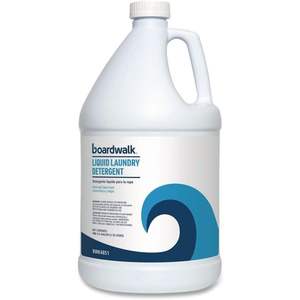 Detergente Líquido para Ropa Boardwalk BWK4851, 1 Galón, Aroma Fresco y Limpio, Fragancias Florales de Jazmín y Limón para Lavado de Ropa - 4/Caja - Product Image 2