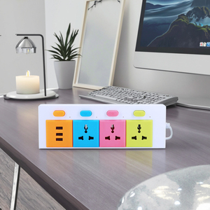 Nhà máy trực tiếp giá bán buôn <span class=keywords><strong>3</strong></span> USB Power Strip Board với <span class=keywords><strong>3</strong></span> phổ cửa hàng và độc lập kiểm soát chuyển đổi ổ cắm điện - Product Image 2