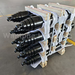 Silinder kerekan hidrolik teleskopik aksi ganda pengangkat goresan panjang banyak tahap Harga Bagus Untuk truk sampah - Product Image 5