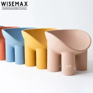 WISEMAX MUEBLES Venta caliente Moderno Simple Elefante <span class=keywords><strong>Roly</strong></span> Silla de cuatro patas Silla de polietileno Diseño italiano Elefante Taburete Muebles - Product Image 5