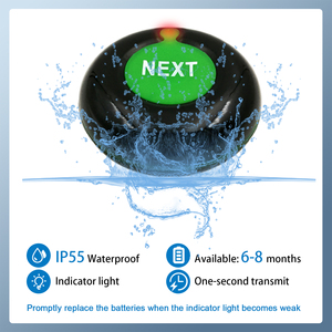Système de gestion de files d'attente sans fil avec affichage LED à 2 chiffres, bouton de commande <span class=keywords><strong>et</strong></span> imprimante thermique pour restaurants <span class=keywords><strong>et</strong></span> hôpitaux - Product Image 6