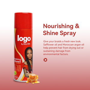 Spray de Brillo Final de 11.5oz para Peinadores con Aceite de Argán y Aceite de Cártamo, Sin Alcohol, No Grasoso, Spray para Dar Brillo al Cabello - Product Image 2