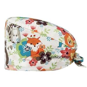 Gorros Quirúrgicos con Banda Absorbente y Botones, Gorro Bouffant Ajustable para Enfermeras, Médicos y Mujeres - Product Image 4