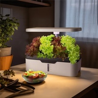 Système de plantation d'intérieur hydroponique intelligent Kit de plantation de plantes de bureau Micro Green Sprout Flower Pot
