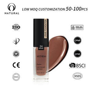 <span class=keywords><strong>Base</strong></span> de Maquillaje Líquida de Cobertura Total a Prueba de Agua para Piel Oscura, Fabricantes OEM - Product Image 1