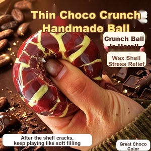 Bola de Cera Estourável de 7cm com Recheio de Argila Crocante, Brinquedo Sensorial ASMR para Alívio do Estresse para Meninas e Meninos, Atacado OEM - Product Image 4