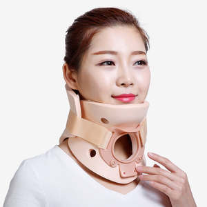 O colar cervical adulto macio ajustável do fabricante médico do colar do pescoço para alivia a pressão da coluna cervical - Product Image 1