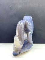 Vente en gros d'artisanat en cristal naturel de haute qualité, grappes d'agate et d'améthyste, motifs léopard faits à la main