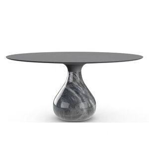 La dernière table <span class=keywords><strong>à</strong></span> <span class=keywords><strong>manger</strong></span> du designer italien Ensemble de mobilier de <span class=keywords><strong>salle</strong></span> <span class=keywords><strong>à</strong></span> <span class=keywords><strong>manger</strong></span> minimaliste <span class=keywords><strong>moderne</strong></span> Table <span class=keywords><strong>à</strong></span> <span class=keywords><strong>manger</strong></span> ronde en forme de larme en marbre - Product Image 2