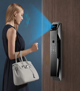 Glomarket 3d Reconhecimento Facial Biométrico Impressão Digital Inteligente Vídeo Intercomunicador Tuya Wifi Digital Smart Door Lock Com Câmera