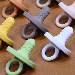 Chupete de Silicona de Grado Alimenticio Personalizado para Bebés, Mordedor Suave para Recién Nacidos, <span class=keywords><strong>Chupetes</strong></span> para Masticar - Product Image 2