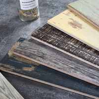 Dalles de carreaux en bois pétrifié 15X80Cm Escaliers Carreaux design en bois vintage Carreaux de sol en porcelaine