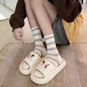 Sandalias Minimalistas de Verano EVAins con Estampado de Dachshund, Suela Gruesa Absorbente de Sudor, Punta Abierta, para Adultos, para Usar en Casa - Product Image 2