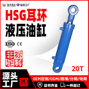 Cylindre hydraulique personnalisé de 20 tonnes pour la levée et les machines d'ingénierie télescopiques – Produit non standard - Product Image 2