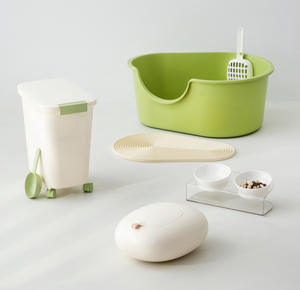 Contenedor de Alimentos para Mascotas al por Mayor de 20L/12L con Ruedas, Tapa Hermética Abatible y Soporte para Cuchara, para Alimentos Secos de Perros y Gatos - Product Image 3