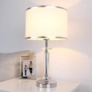 Lámpara de Mesa de Cristal de Estilo Americano de Lujo para Dormitorio o Sala de Estar, Diseño Moderno y Sencillo, Iluminación Cálida y Romántica para el Hogar o Hostales - Product Image 2