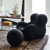Canapé ergonomique de style câlin avec emballage comprimé sous vide pour des salons confortables et des espaces intérieurs axés sur l'émotion