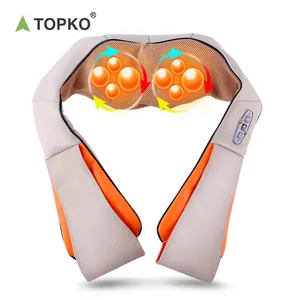 TOPKO High Quality ABS Multifunctional Neck Shoulder Massager For Muscle Pain Relief Neck & Back Massager