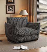 Französisches Einzelsofa |   Vintage-Stil Loungesessel |   Wohnzimmer-, Schlafzimmer- und Arbeitszimmer-Sofa