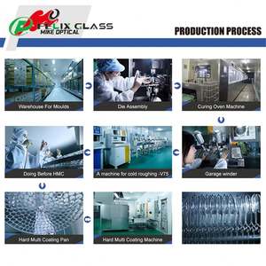 Fabricant de lentilles optiques, prix de gros, lentilles claires bon marché 1.56 pour la vision nocturne, 8016 HMC, revêtement bleu - Product Image 3