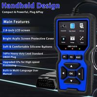 Escáner automático con lector de código OBD 2 integral V519 con función de Analizador de motor ABS completo Garantía de 1 año