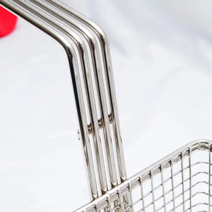 Đa Chức Năng Kim Loại Thép Pháp Chip Chiên Phục Vụ Thực Phẩm Dây Lưới Sâu Fry Giỏ Với Xử Lý - Product Image 4