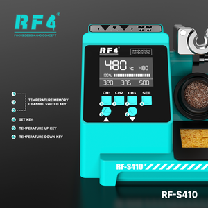 Estação de Soldagem Inteligente Anti-Estática Multifuncional RF4 RF-S410 Ferramenta de Reparo de Telefone - Product Image 4