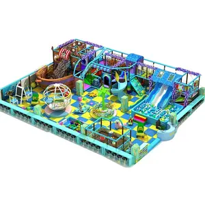 Jouer équipement de jeu terrain de jeu intérieur Juegos Para Ninos personnalisé Durable doux coloré enfants moderne aire de jeux en plastique Yonglang