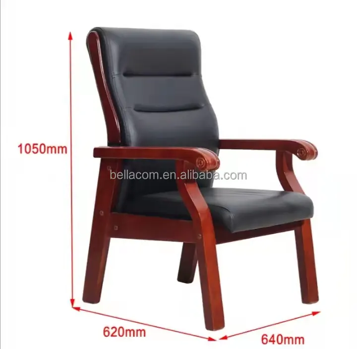 Factory direct sales classic modern wooden leather conference room office chairs