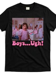 Divertente maglietta con grafica Little Rascals per San Valentino - Maglietta Ugh Retro Streetwear unisex con collo rotondo e maniche corte per adulti - Product Image 1