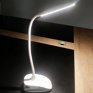 USB Rechargeable Clip Lamp 3 Brightness Levels Dimmable <b>LED</b> Desk <b>Light</b> Flexible Gooseneck Reading <b>Light</b> for Bed Office Study - Product Image 1