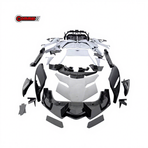 ชุดแต่งตัวถังคาร์บอนไฟเบอร์+ไฟเบอร์กลาส แบบ Vene Style สำหรับ Lamborghini Aventador LP700 กันชนหน้า-หลัง บังโคลน สเกิร์ตข้าง ฝากระโปรงหน้า - Product Image 1