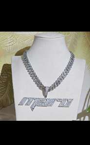 Colgante de plata 925 con baño de oro rosa para hombre, acabado pulido, estilo hip hop, brillante, regalo de lujo para hombre - Product Image 4